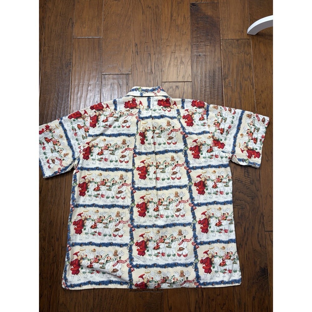 Reyn Spooner Christmas 1999 Guy Buffet  Button Down Collar XL Vintage Hawaii - Picture 3 of 5